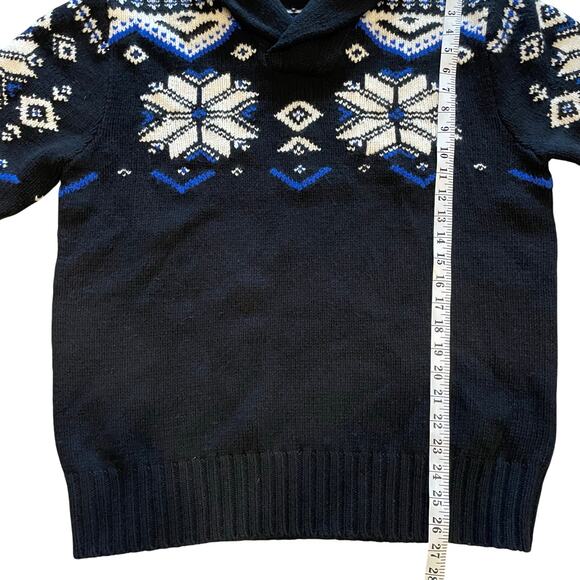 Ralph Lauren Mens Sweater XL Designer Luxury Ski Nordic Chunky Holiday Gift - Picture 6 of 8